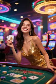 Responsible gaming reminder shown beside a live slots style page on 77 bat